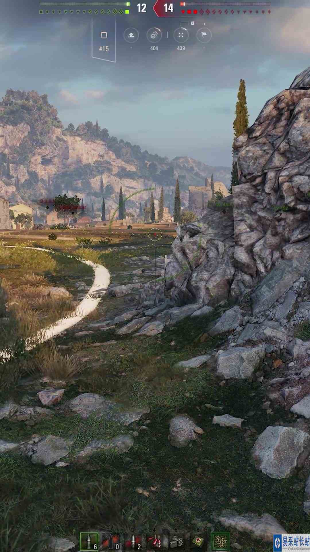 火炮M12，残局1打3，对面要骂人了