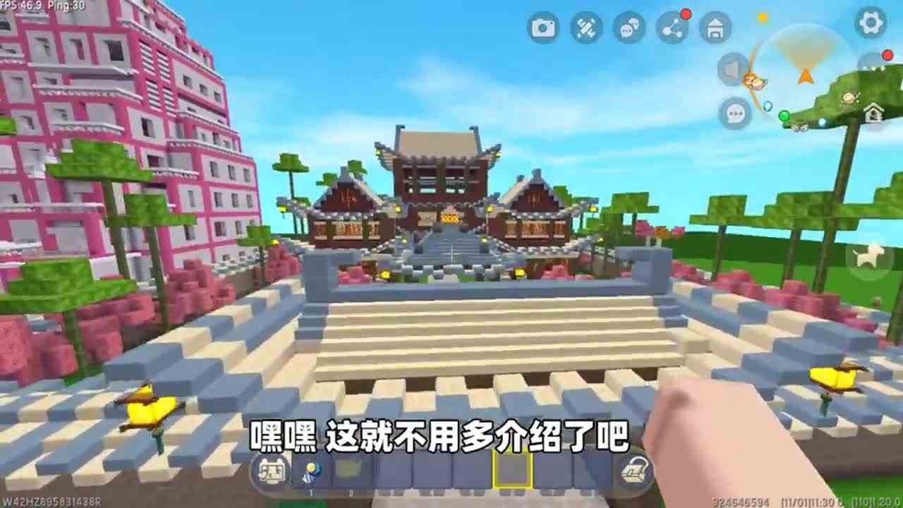 迷你世界：美食村大更新！既有古风别墅还有2座城堡，快来看看吧