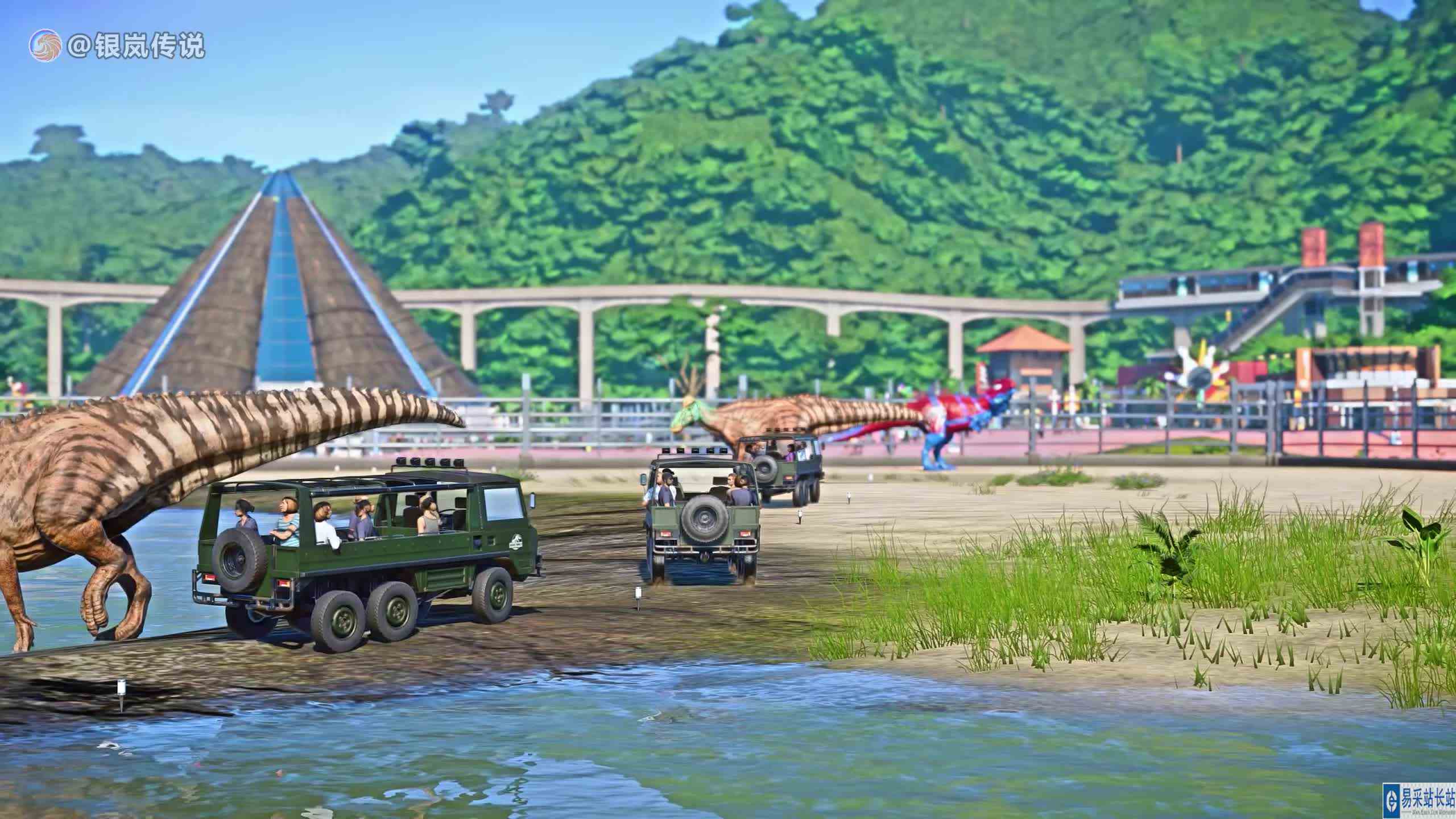 巨兽龙、霸王龙、终极龙（多重基因）~ 侏罗纪世界进化 #游戏新星扶持计划 