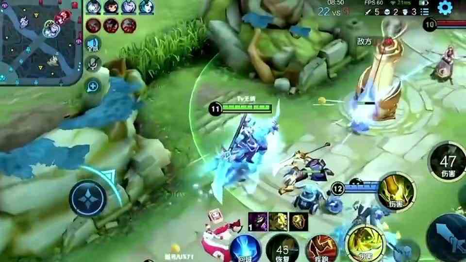 榜首第一关羽对线老夫子，展现风骚世界级别走位