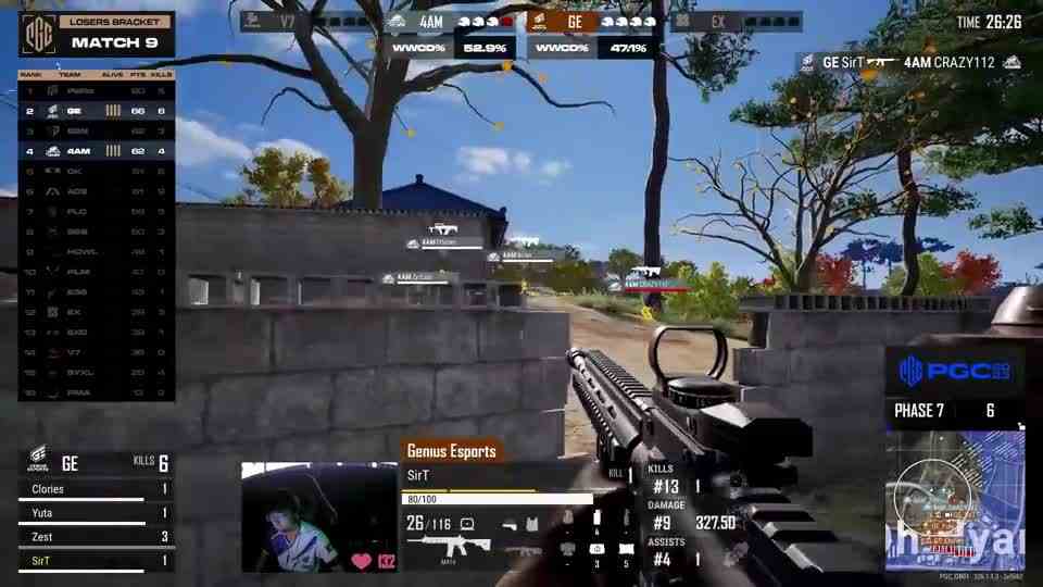 4am战队差2分提前回家，pero排名第一晋级！