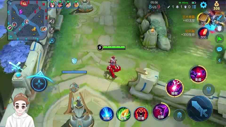 芈月对线吕布，无惧真伤，直接吸星大法！