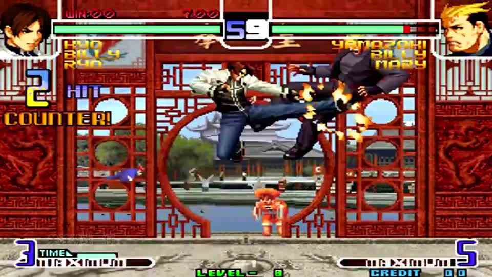 拳皇2002隐藏必杀技表演，大师级秀连招