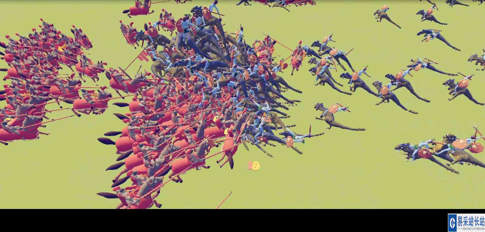 全面战争模拟器：首位战胜铁骑冲锋的高手诞生了，是不是有手就行