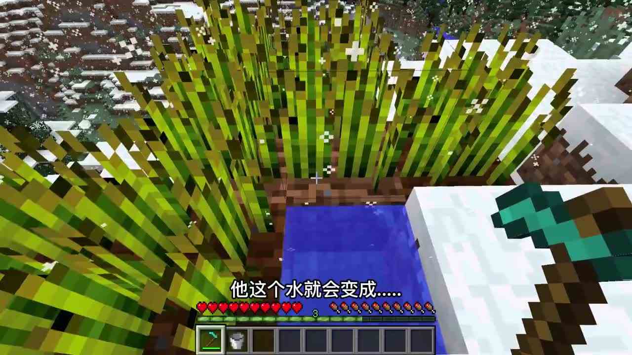 我的世界如何获得冰块储存水？