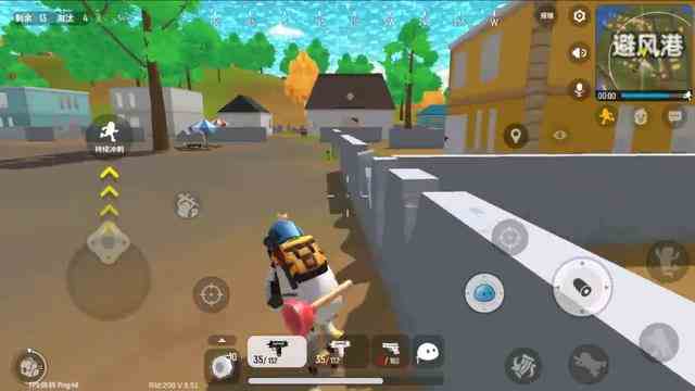 香肠派对：勇闯先行服，获得UZI红红皮肤，成为全场焦点！