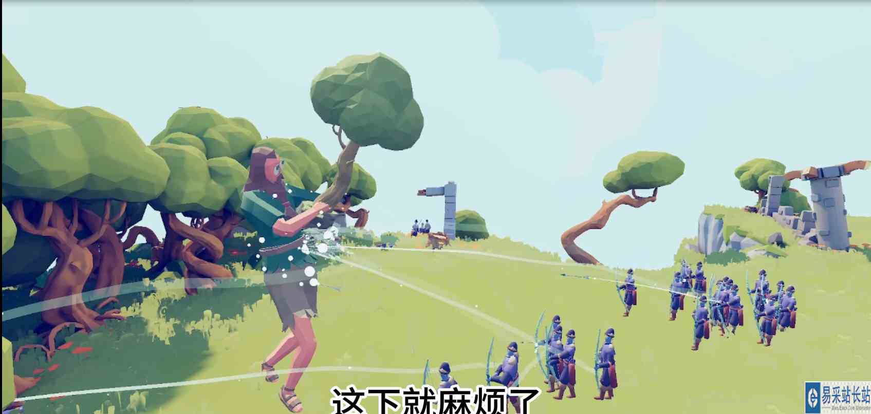 全面战争模拟器：挑战树巨人三巨头之论有强力后排的重要性