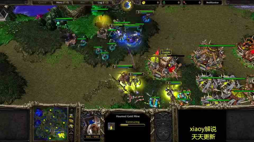 武装到牙齿的三英雄魔兽争霸xiaoy解说lynLabyRinth