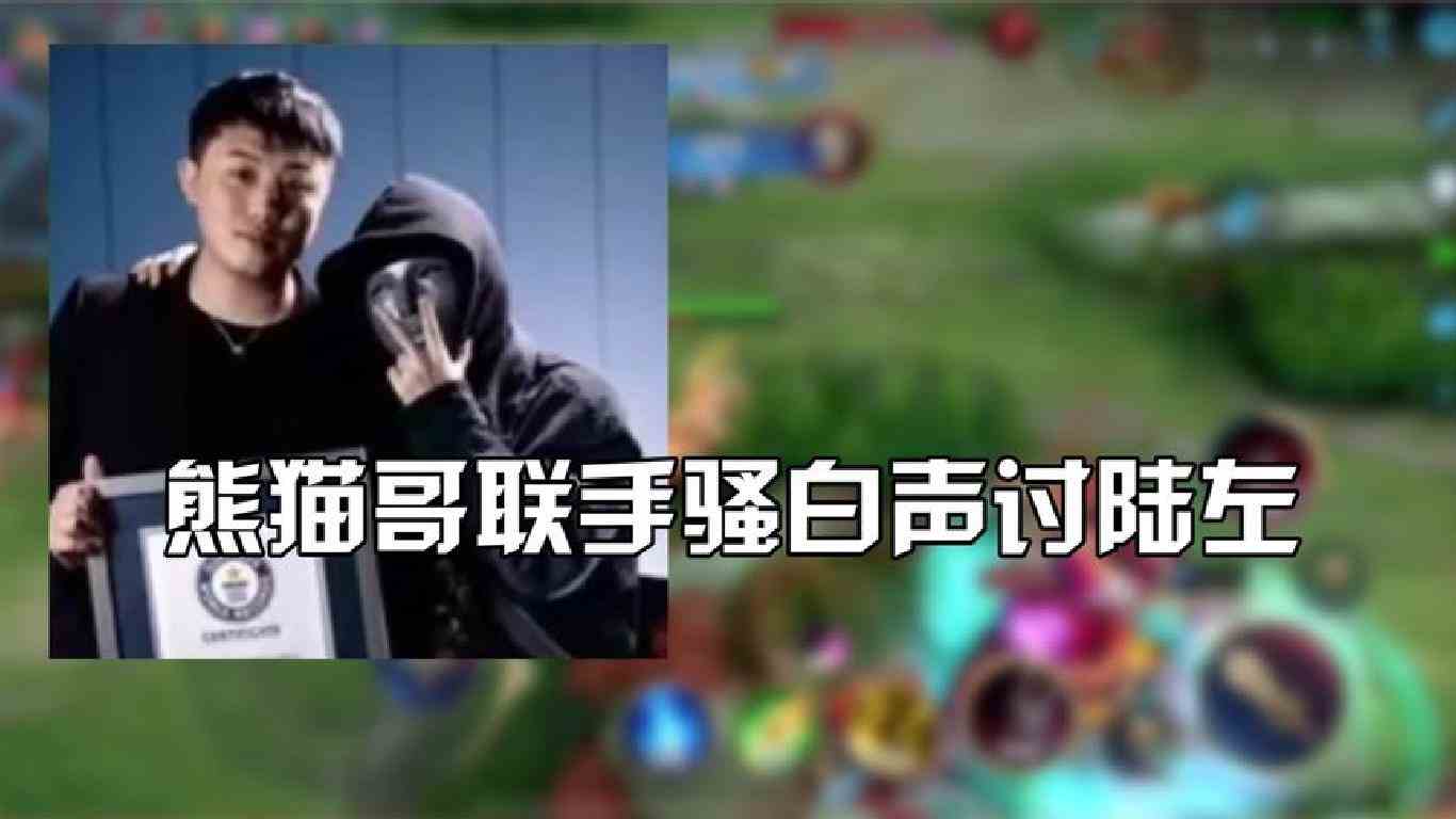 熊猫哥骚白联手声讨陆左，陆左急眼说熊猫哥是狗？