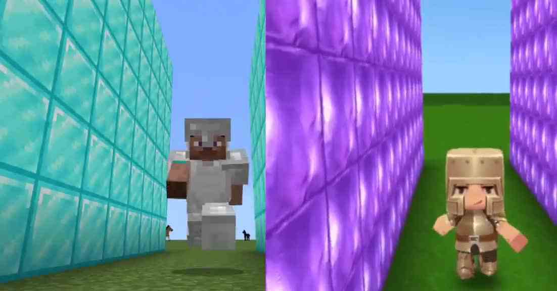 我的世界不同盔甲的展示