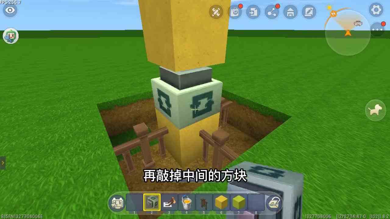 迷你世界：不同玩家制作搅拌机，两个都成功，大神的居然大10倍