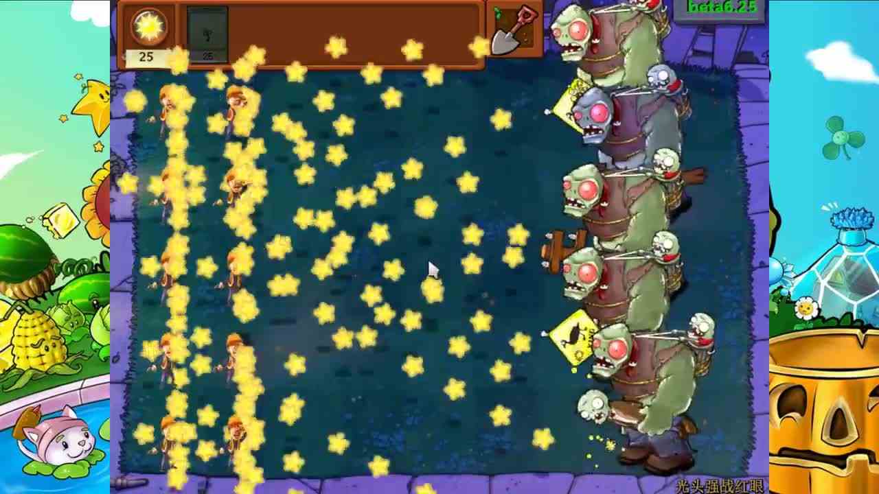 植物大战僵尸：光头强真的强？对战五个红眼僵尸！