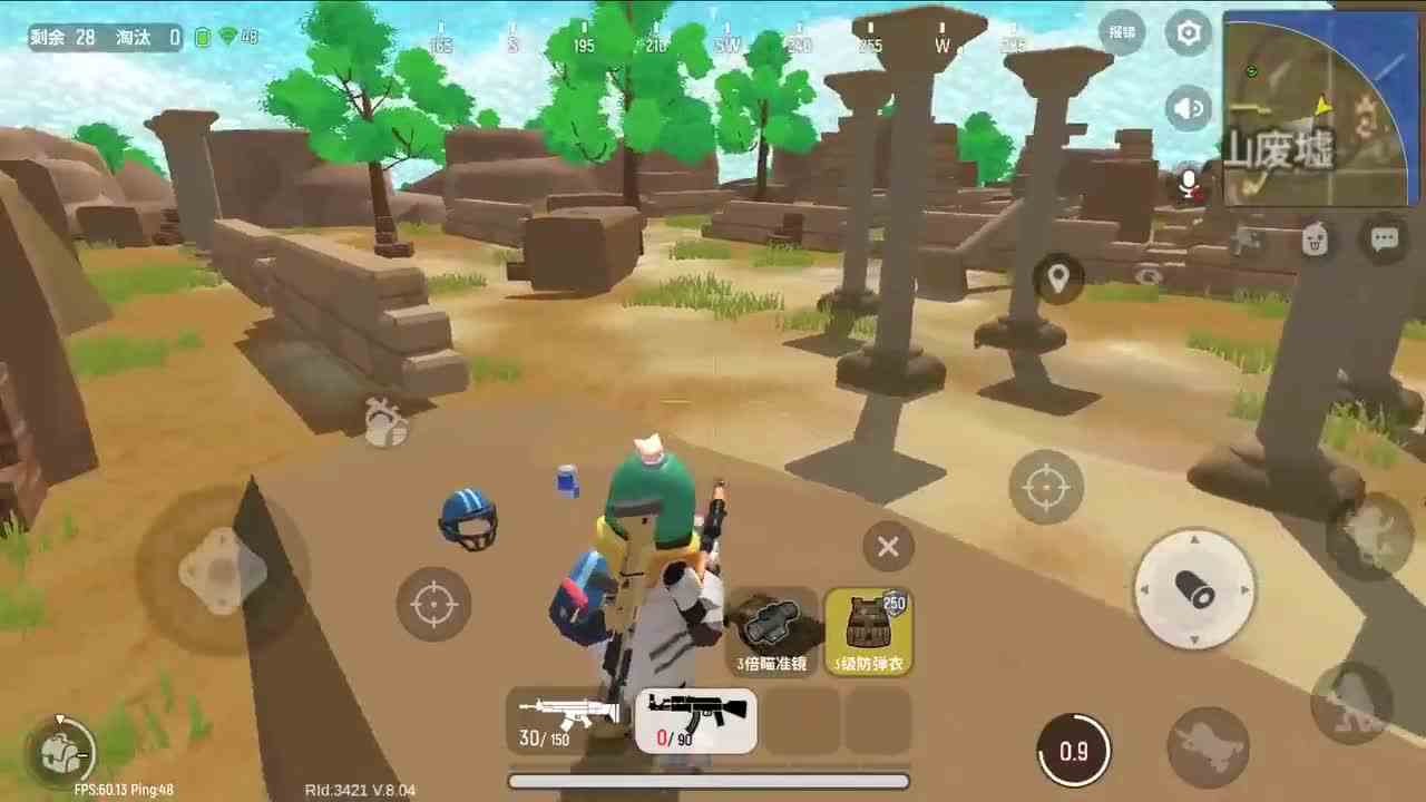 香肠派对：M24狙击枪换新皮肤？背景很鲜亮，感觉还不错