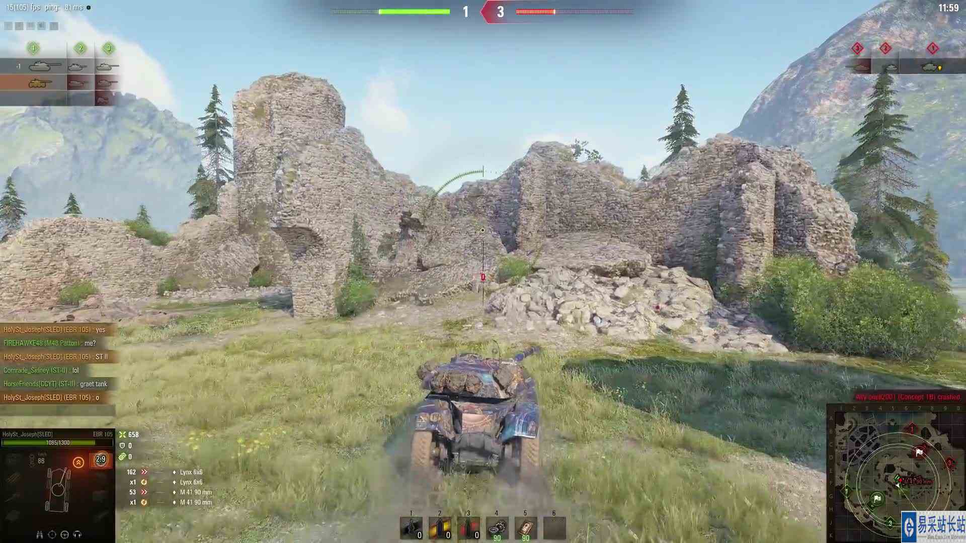 坦克世界 这种绝望和无所谓的态度极限操作秀 