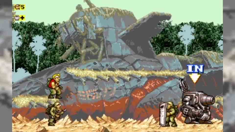 世嘉MD（SEGA的16位游戏主机）版本的合金弹头流程欣赏