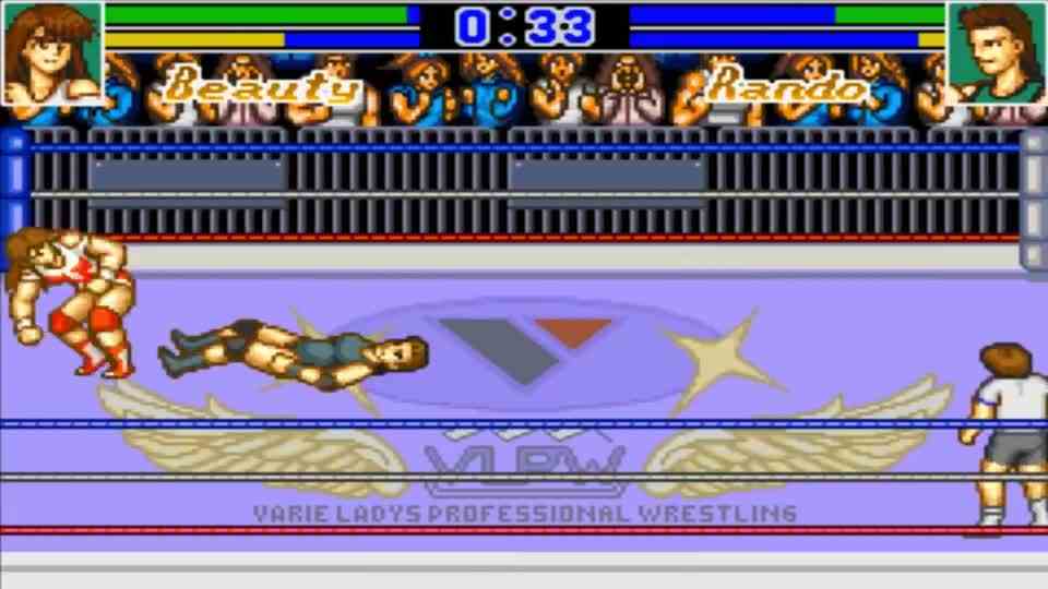 SFC游戏女子摔跤，有什么招式冲我来，我顶得住