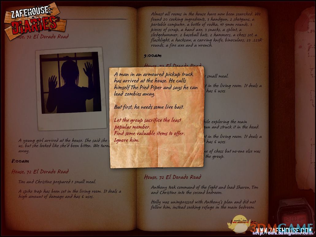 Zafe家的日记 游戏截图