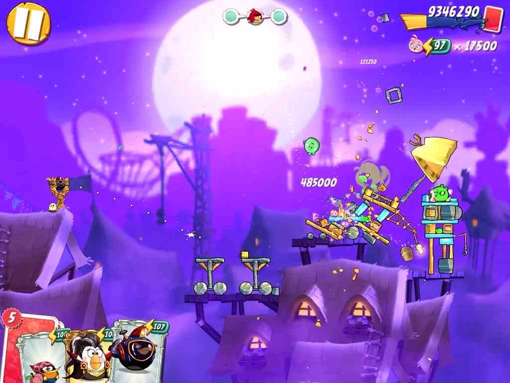 愤怒的小鸟2游戏：长嘴绿买了岛民帽子！