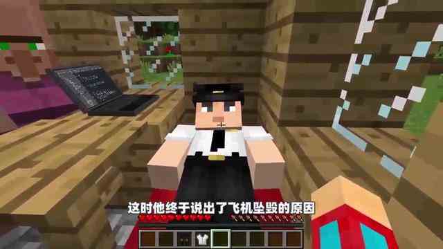 我的世界：村子里突然坠落一架飞机，玩家却在里面发现惊人的秘密
