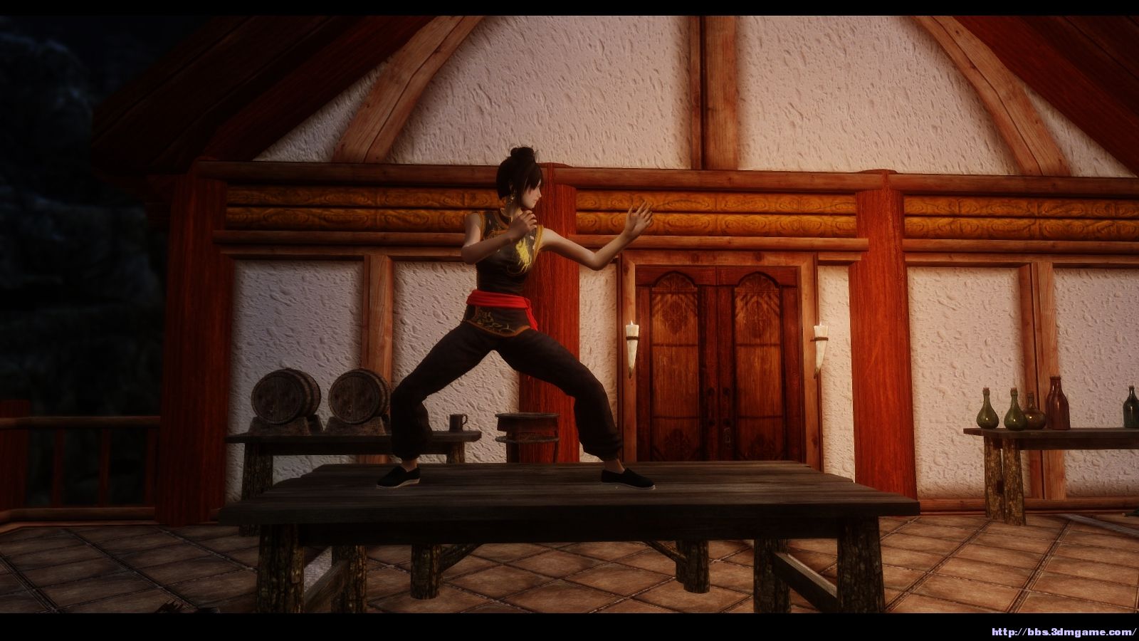 上古卷轴5：天际 少女卷轴之功夫少女服装