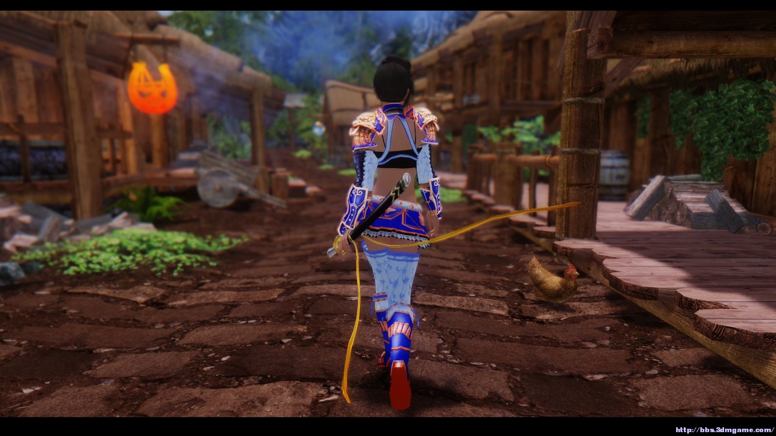 上古卷轴5：天际 少女卷轴之蓝狮套装