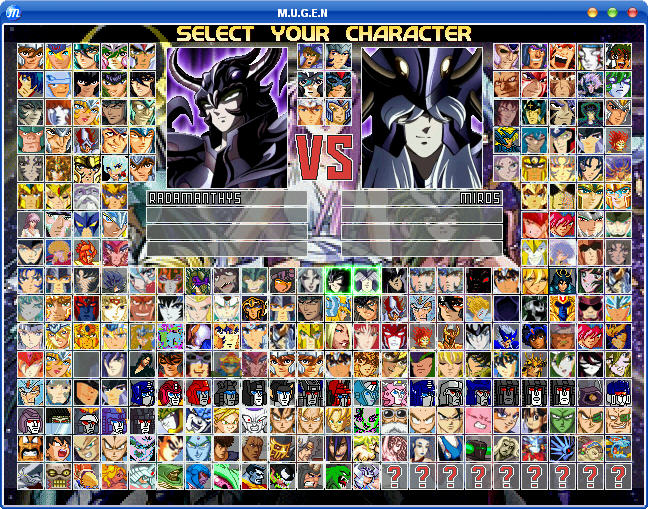 圣斗士星矢250人版 MUGEN英文免安装版 