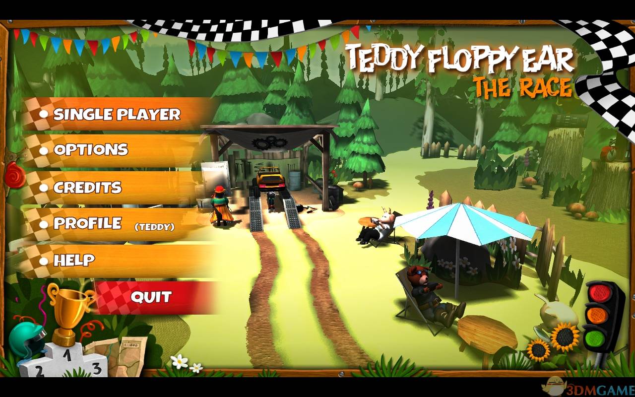 大耳熊泰迪：赛车 游戏截图