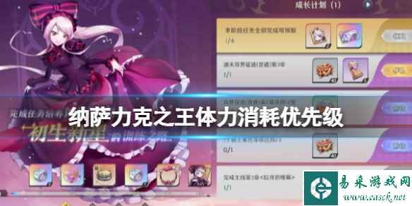 纳萨力克之王体力消耗优先级