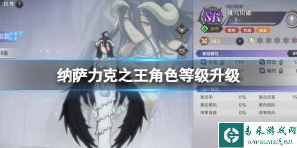 纳萨力克之王角色等级升级