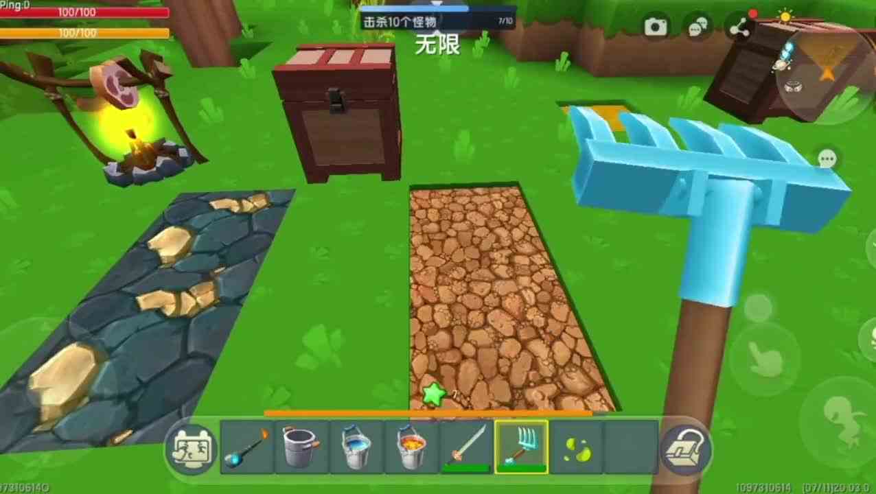 迷你世界你以为这是野人吗