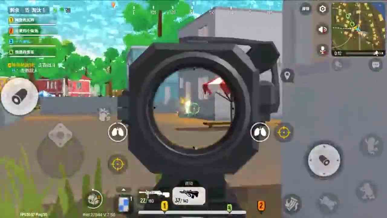 香肠派对：AUG这样刚枪才过瘾，巧遇富快递，横扫4人小队