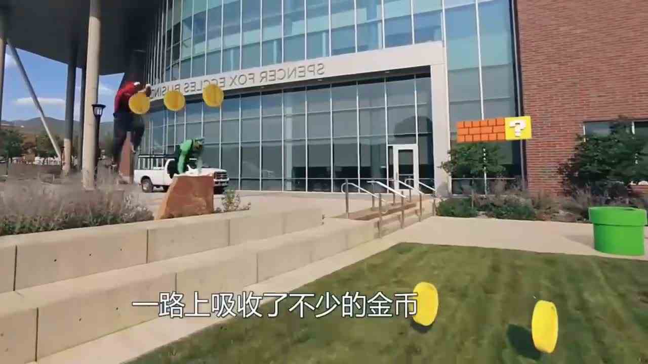  如果你闯入游戏变成了马里奥？第一视角带你体验马里奥跑酷闯关！