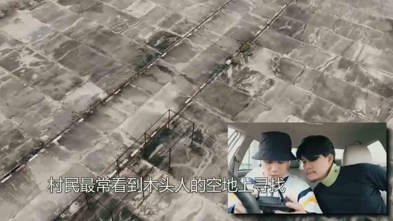  无人机发现可爱木头人，迪迦它还会动？