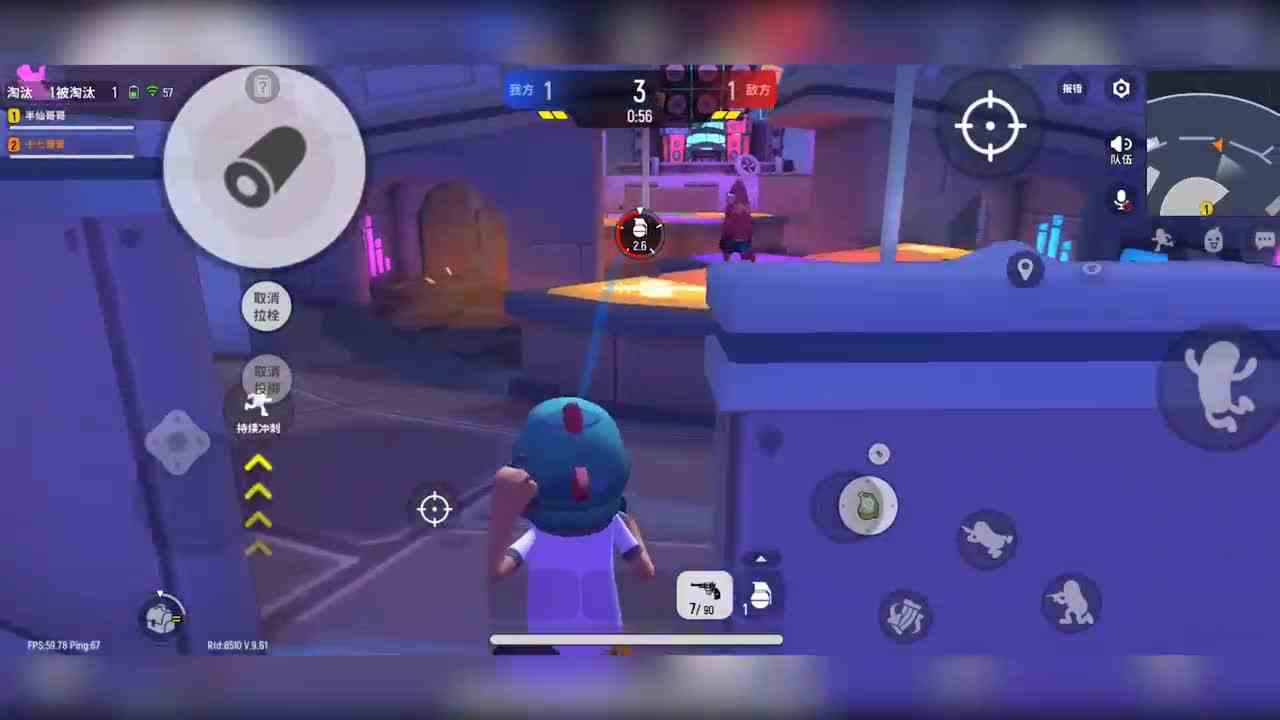 香肠派对：新模式匹配到半仙哥哥？最终左轮手枪一打二获胜！