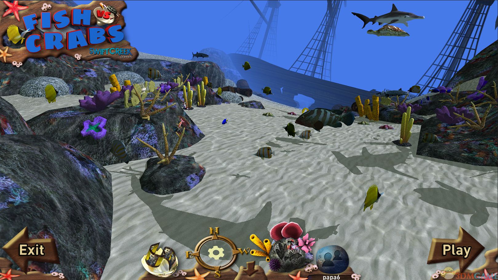 小鱼大战螃蟹 游戏截图