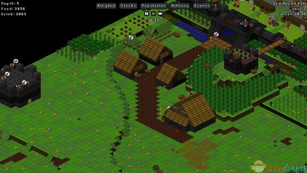 矮人村庄 游戏截图