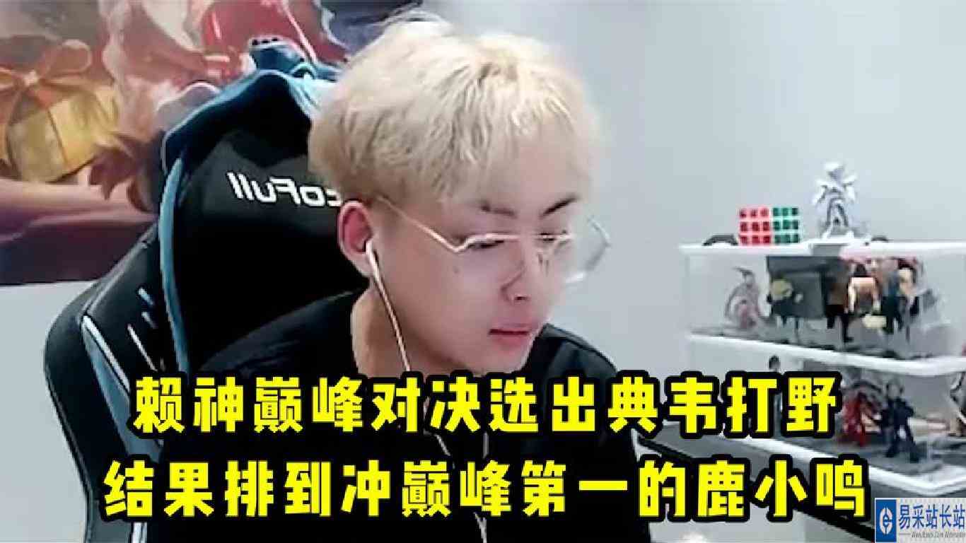 赖神巅峰对决选出典韦打野，结果同队排到了冲巅峰第一的鹿小鸣！