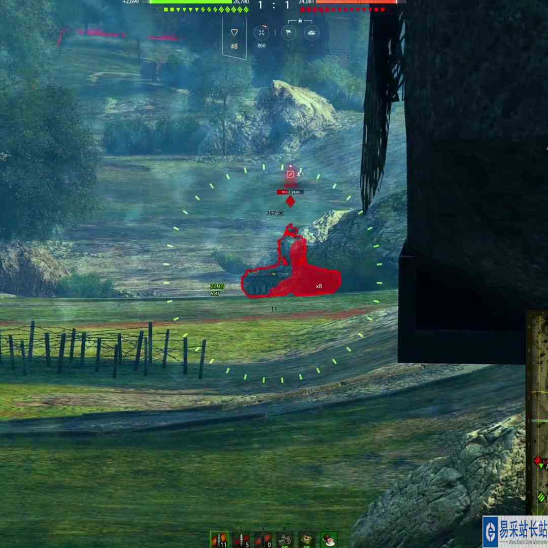 T57，近战之王，6秒爆发1400伤害！流批！