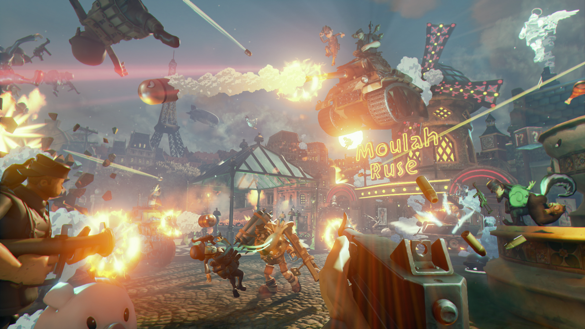 世界大战卡通 游戏截图