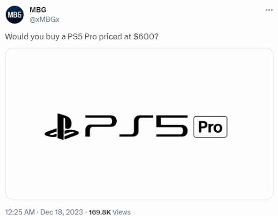 你会买600美元的PS5 Pro吗？大量玩家表示会入手