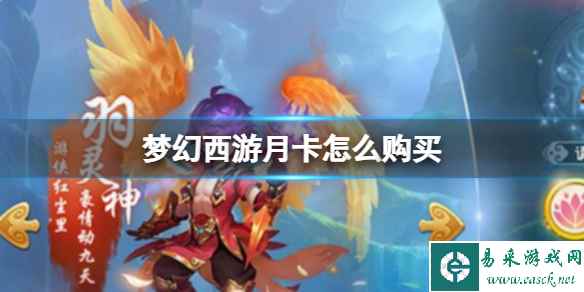 梦幻西游月卡怎么购买