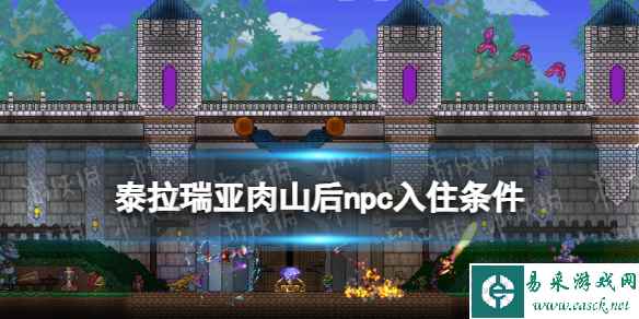 泰拉瑞亚肉山后npc入住条件
