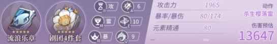 《原神》八重神子毕业面板数据一览