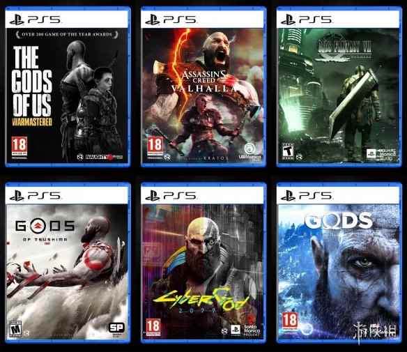玩家脑洞大开：PS5游戏封面变成《战神》 毫无违和感！