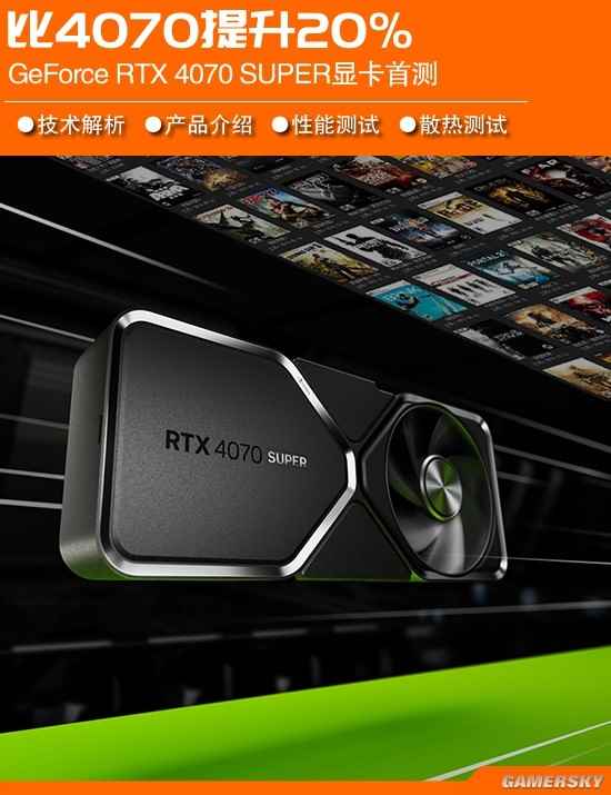 RTX 4070 SUPER显卡首测：加量不加价 比4070提升20%