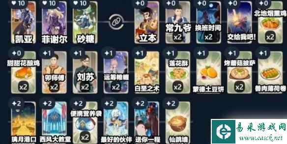 原神打牌最强阵容 《原神》七圣召唤卡牌强力组合推荐心得体会
