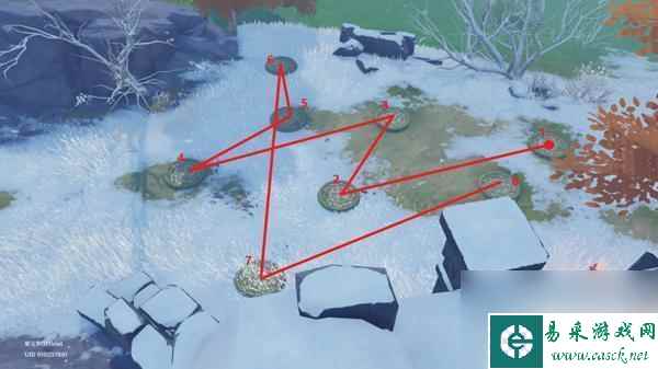 原神 踩踏机关 原神雪山踩踏机关顺序推荐
