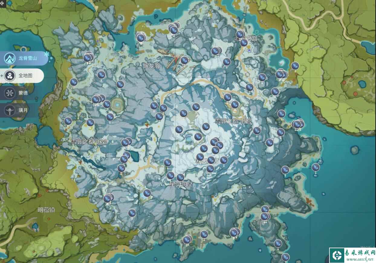 《原神》星银矿石分布图一览