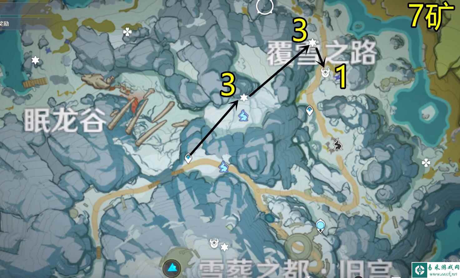 《原神》星银矿石分布图一览