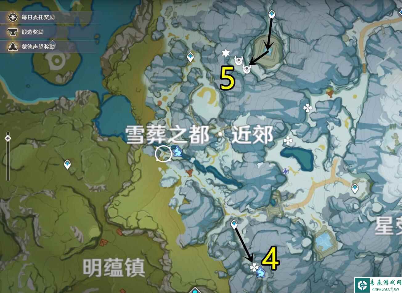 《原神》星银矿石分布图一览